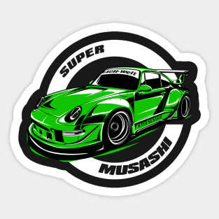 Rauh Welt Begriff Green Sticker